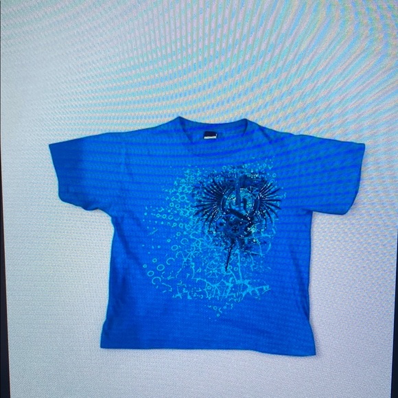 Blue Graphic Kids T-Shirt - Picture 1 of 1